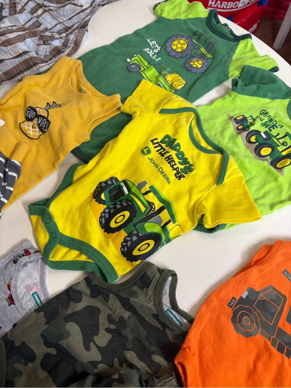 Lot of 22 boys size 3-6 month clothing